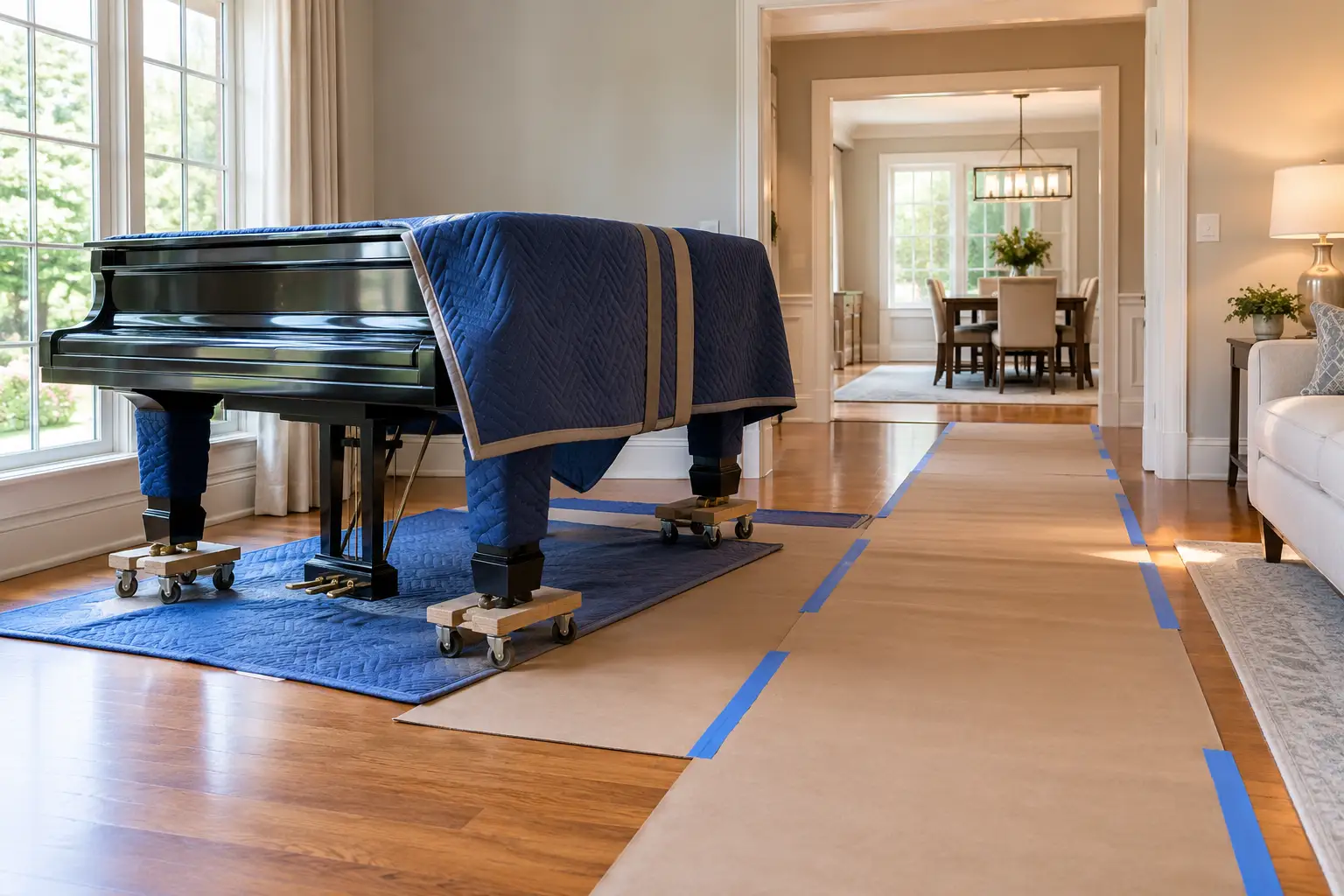 How to Move a Piano Without Scratching the Floor — Nashville, TN 37115